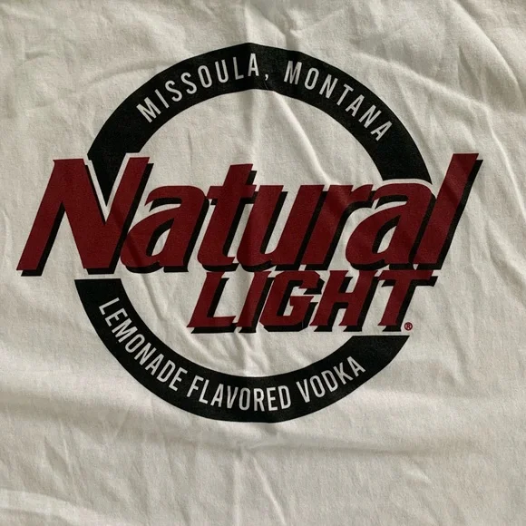 Natural Light Beer Tee Shirt - Picture 5 of 5